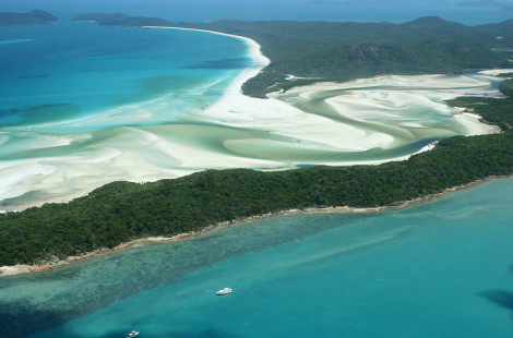 Райский пляж за земле - Whitehaven Beach
