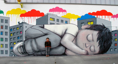 Удивительный стрит-арт от парижского художника Жульена Малланда