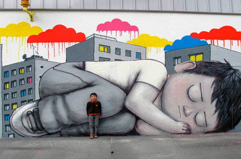 Удивительный стрит-арт от парижского художника Жульена Малланда