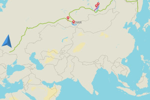 Россия (Байкал, Алтай, Казань), неважно когда, на 31 - 90 дней