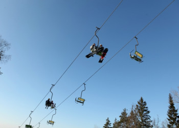 Подъемник в Озолкалнсе – фотографии Латвии