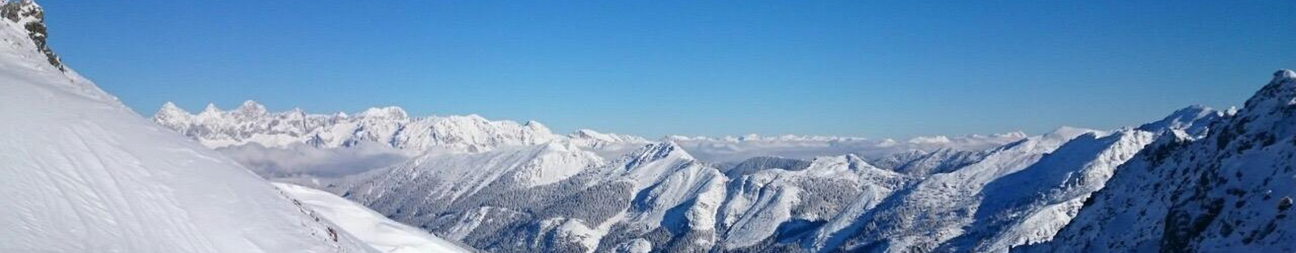 Панорама гор. Обертауэрн. Австрия – фотографии Австрии