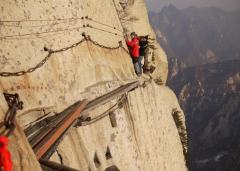 Тропы Смерти на горе Хуашань (Huàshān) – фотографии Китая