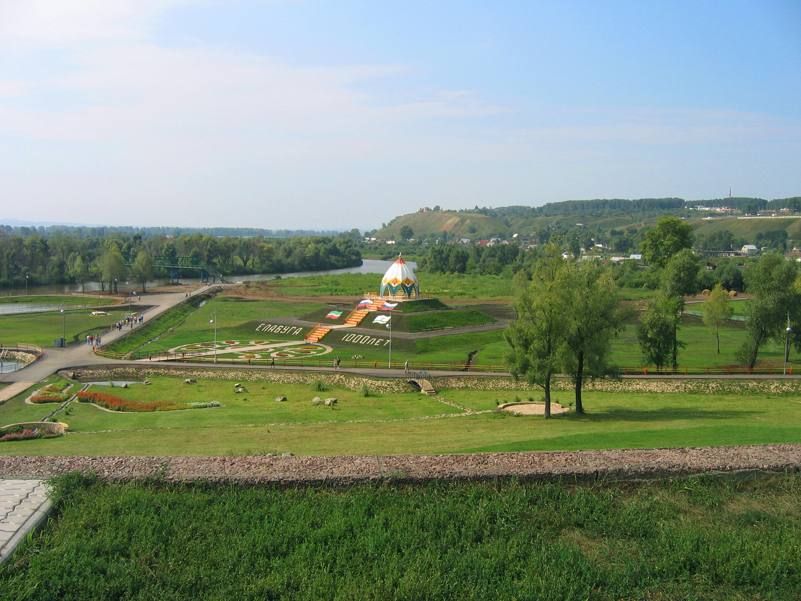 Парк в центре Елабуги – фотографии России