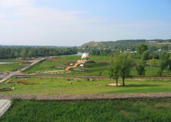 Парк в центре Елабуги – фотографии России