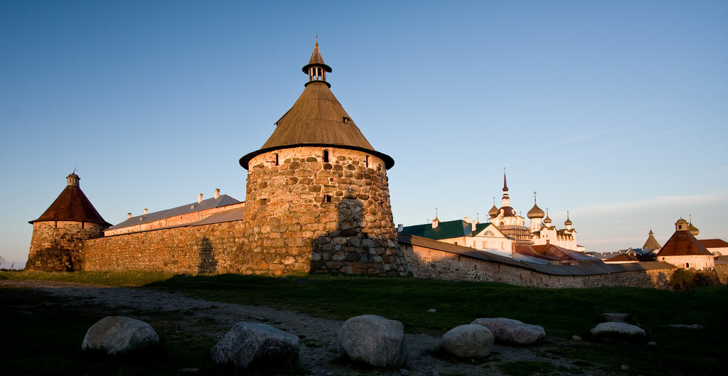 Соловецкая крепость, башни – фотографии России