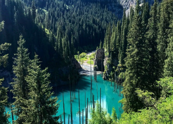 Озеро Каинди 15 – фотографии Казахстана