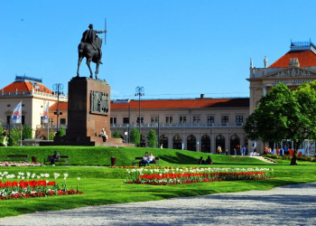 Сквер в Загреб, Хорватия. Фото 5 – фотографии Хорватии