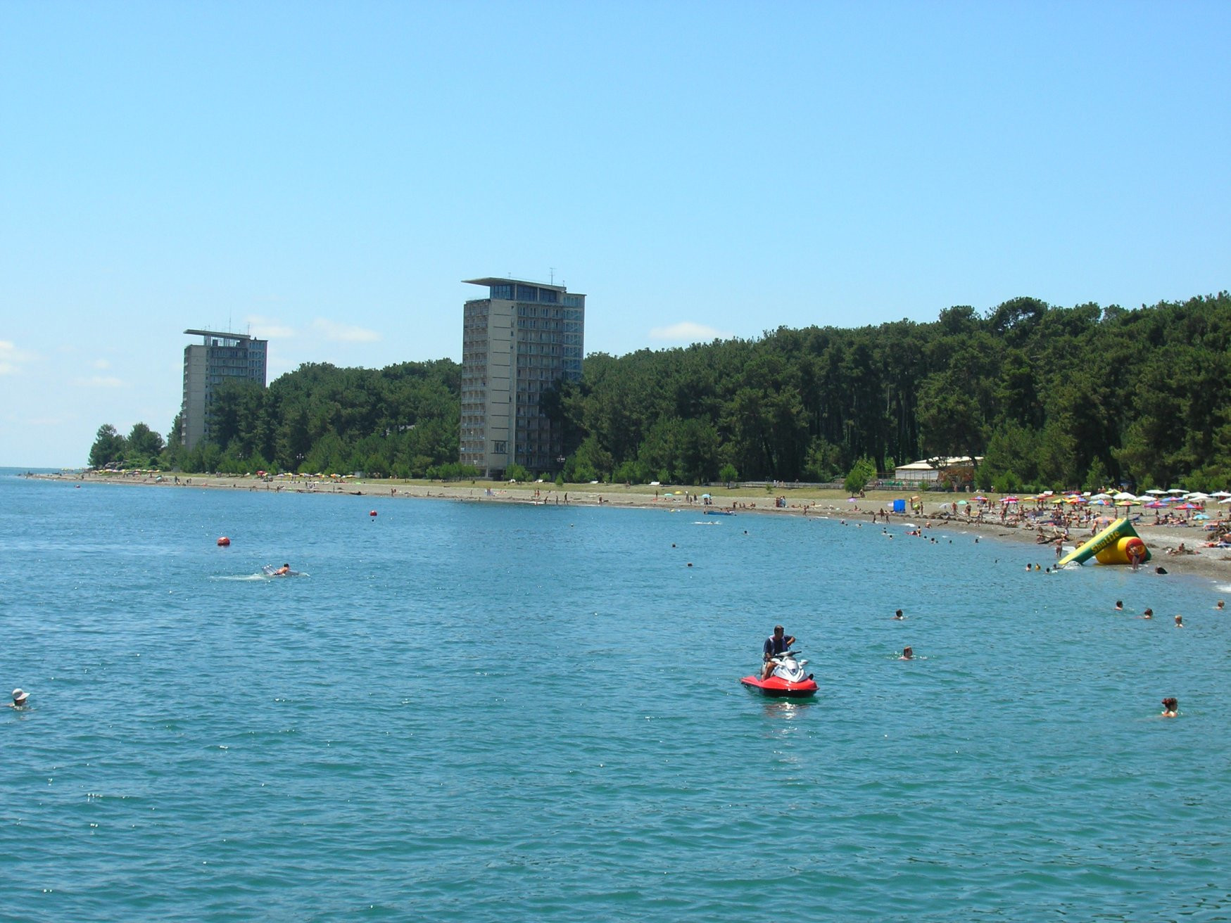 Пляж в Пицунда, Абхазия. Фото 4 – фотографии Абхазии