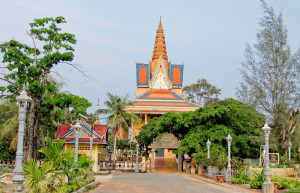 Храм в Кампоте, Камбоджа – фотографии Камбоджи