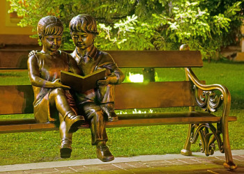 Скульптура в Иркутске, Россия. Фото 1 – фотографии России