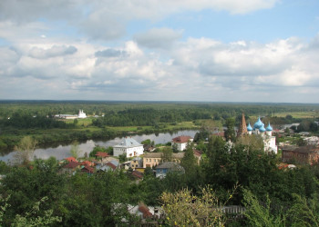 Вид на город Гороховец, Россия – фотографии России