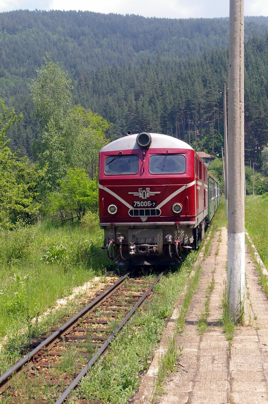 Поезд в Велинграде, Болгария. Фото 1 – фотографии Болгарии