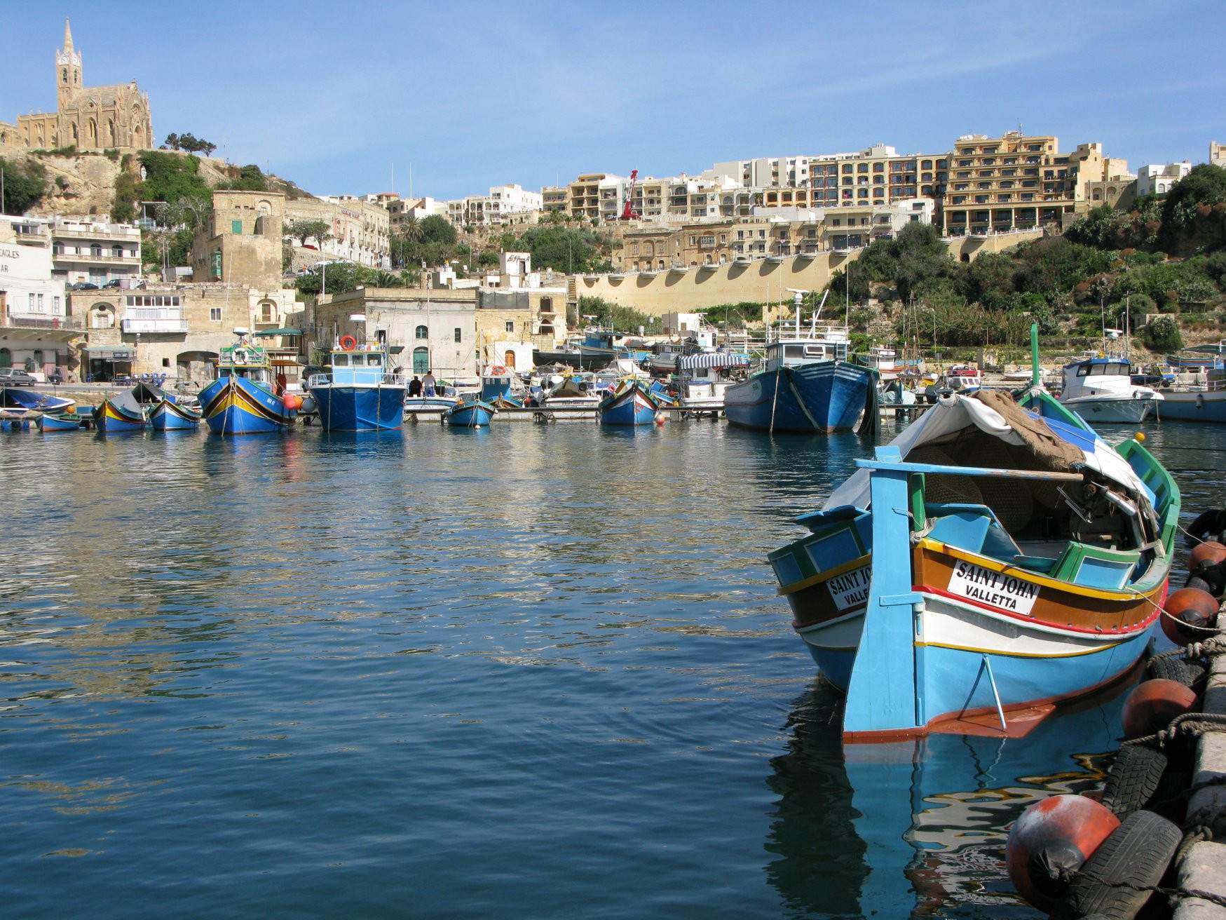 Мджарр гавань, Гозо остров, Мальта, фото № 41480 – фотографии Мальты