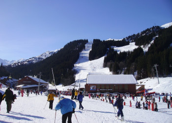Лыжная база в Мерибель, Франция – фотографии Франции