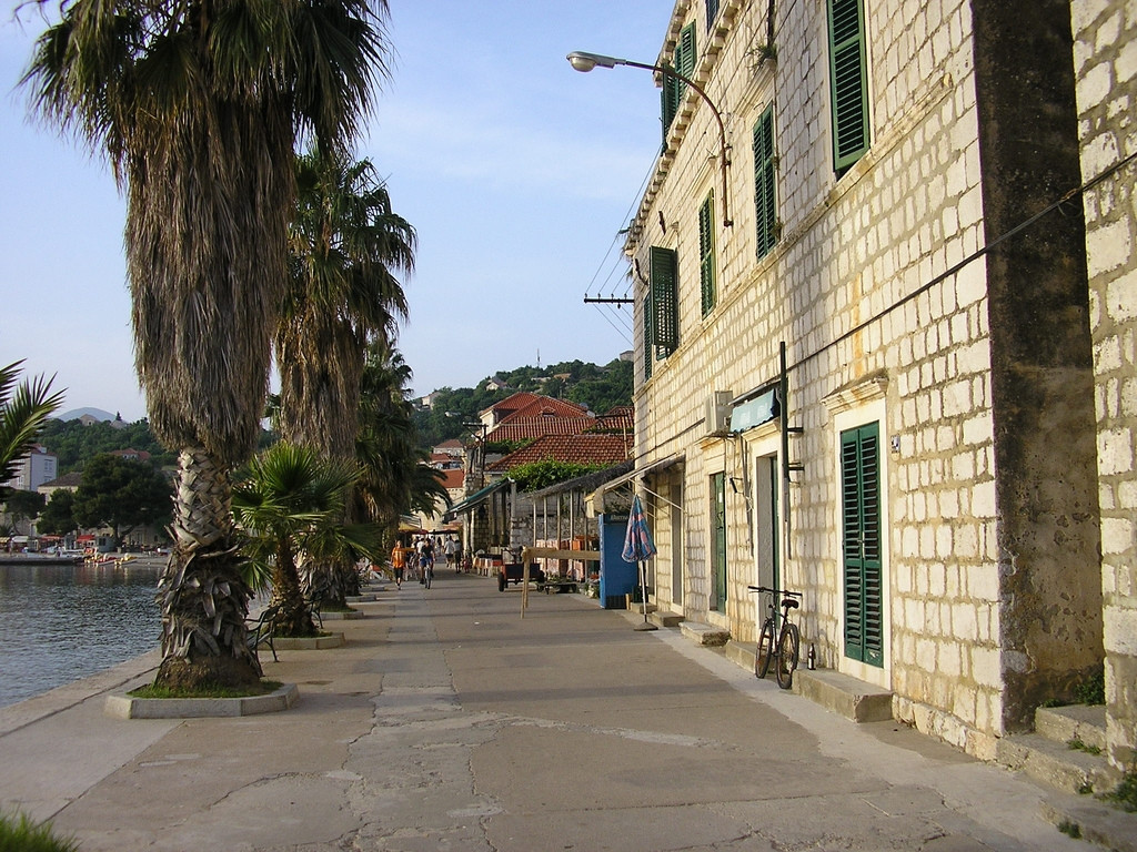 Набережная на острове Лопуд, Хорватия. Фото 9 – фотографии Хорватии