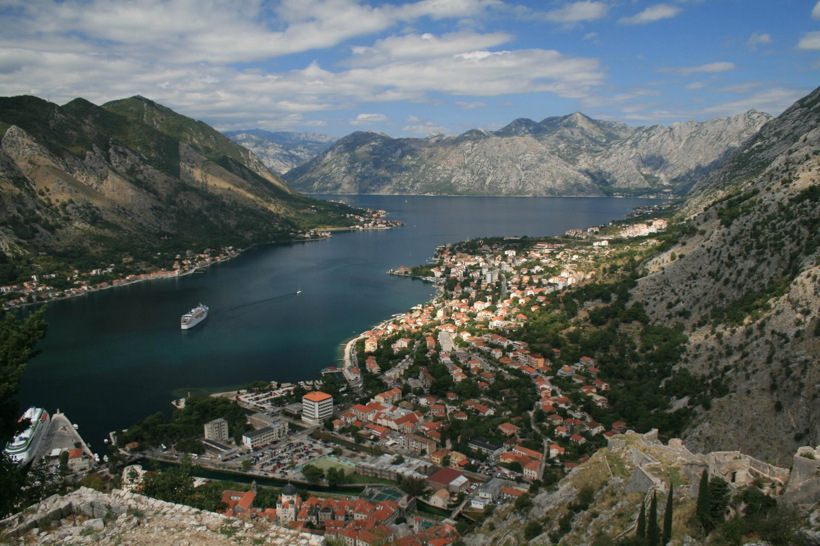 Панорамный вид в Которе, Черногория. Фото 36 – фотографии Черногории