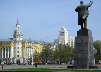 Город Воронеж. Площаль Ленина – фотографии России
