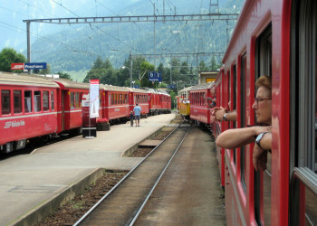 Ретийская железная дорога (Rhätische Bahn). Фото 1 – фотографии Швейцарии