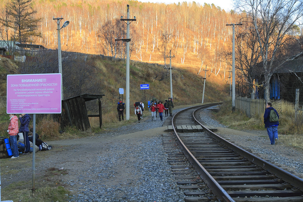 Кругобайкальская железная дорога на Байкале – фотографии России