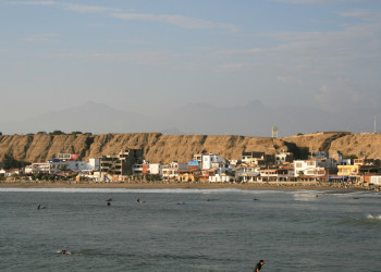 Вид на побережье Уанчако – фотографии Перу