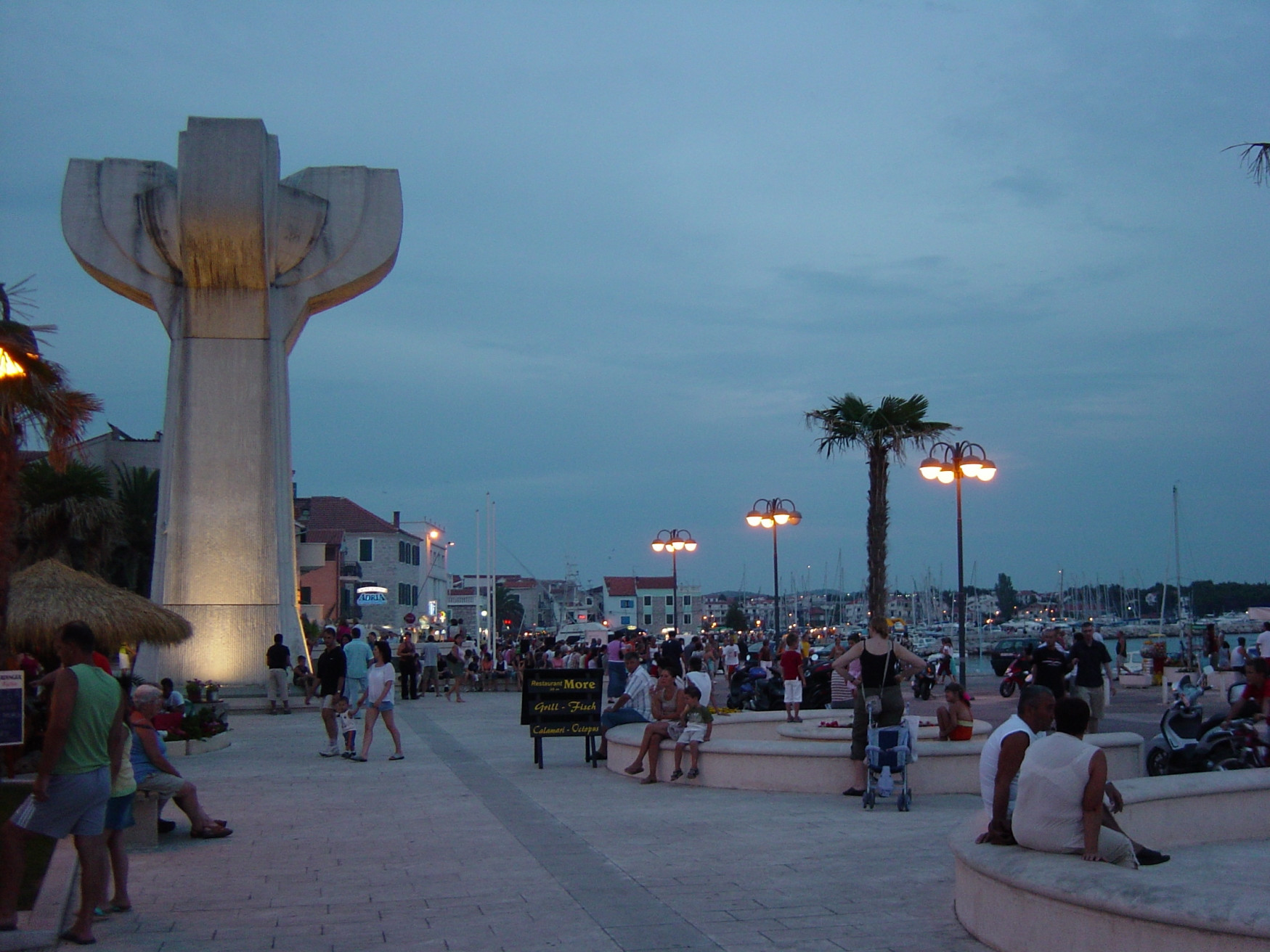 Набережная в Водице, Хорватия. Фото 5 – фотографии Хорватии