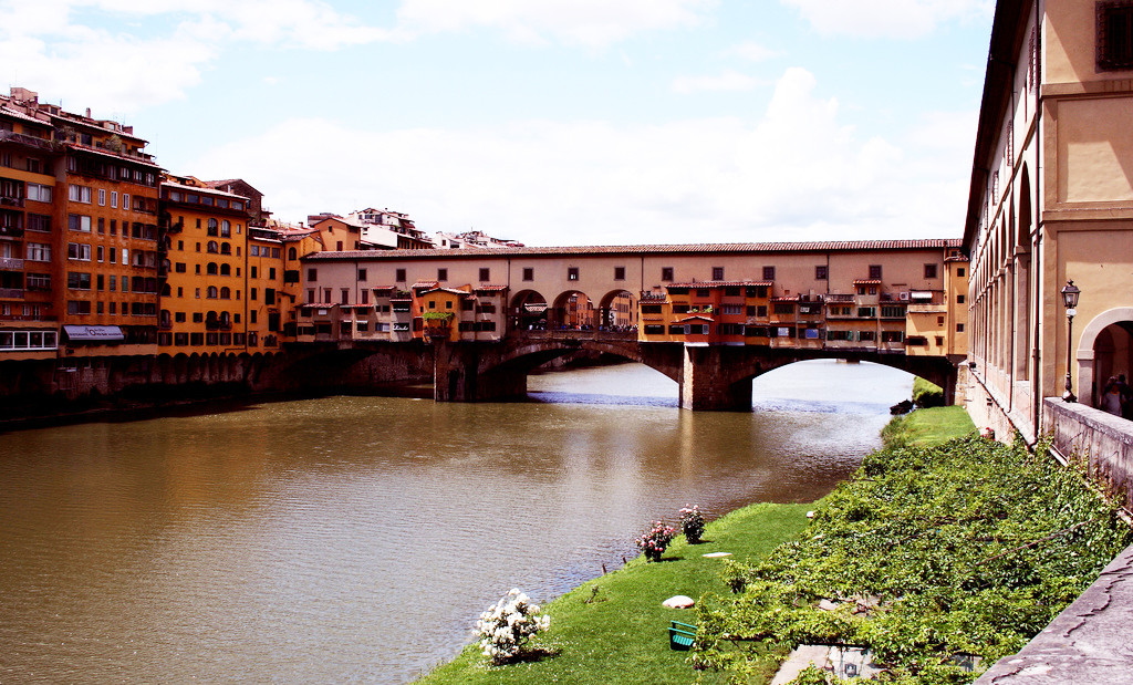 Мост Понте-Веккьо (Ponte Vecchio) во Флоренции – фотографии Италии