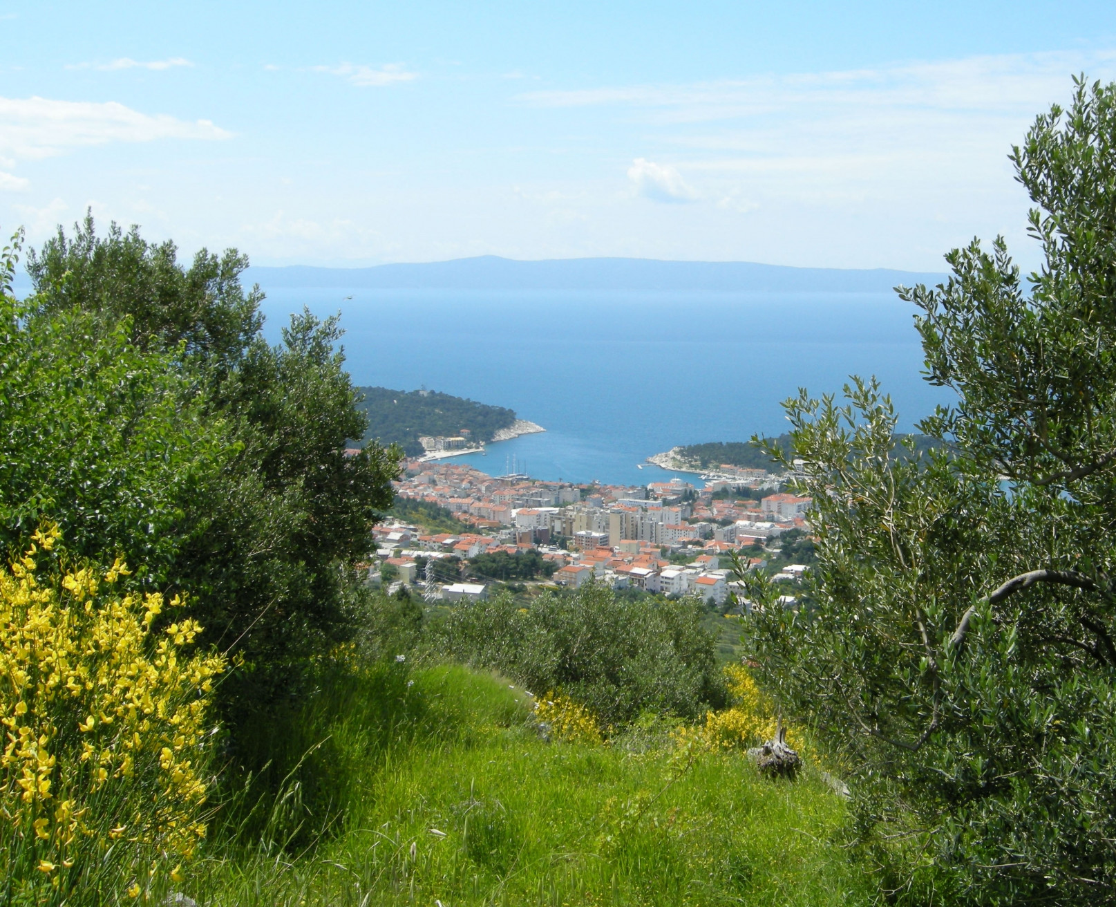 Панорамный вид Макарска, Хорватия. Фото 18 – фотографии Хорватии