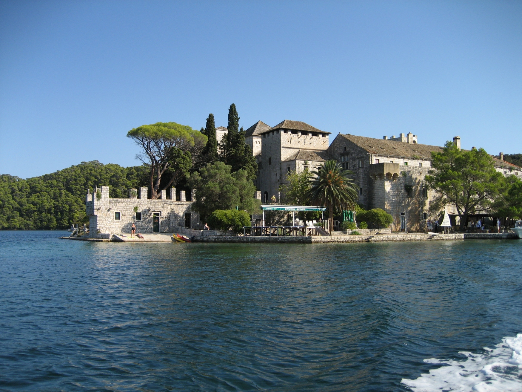 Монастырь на острове Млет, Хорватия. Фото 7 – фотографии Хорватии