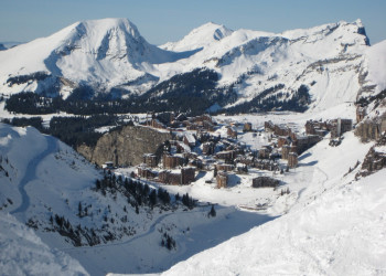 Ущелье в Авориазе, Франция. Фото 1 – фотографии Франции