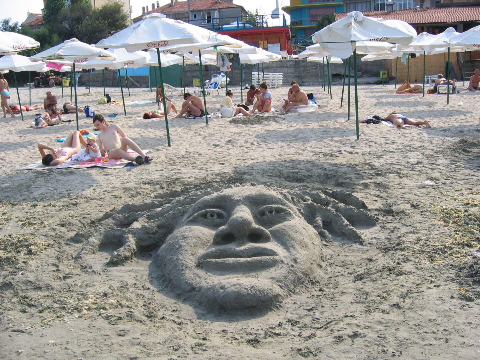 Пляж в Поморие, Болгария. Фото 1 – фотографии Болгарии