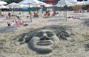 Пляж в Поморие, Болгария. Фото 1 – фотографии Болгарии