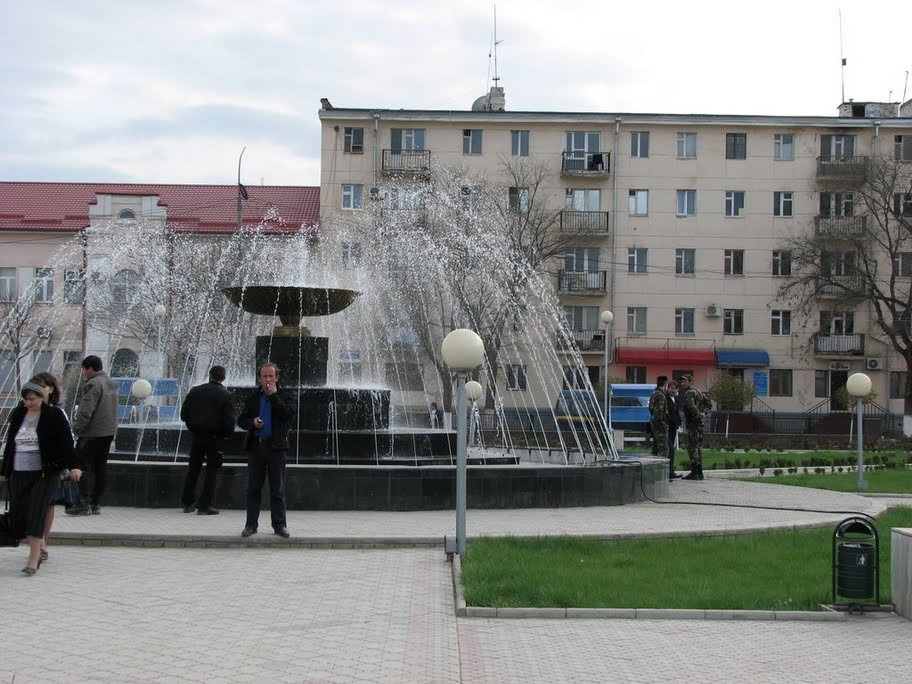 Фонтан в Грозном, Россия – фотографии России