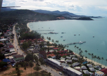 Панорамный вид в Бопхут-Бич, Тайланд – фотографии Таиланда