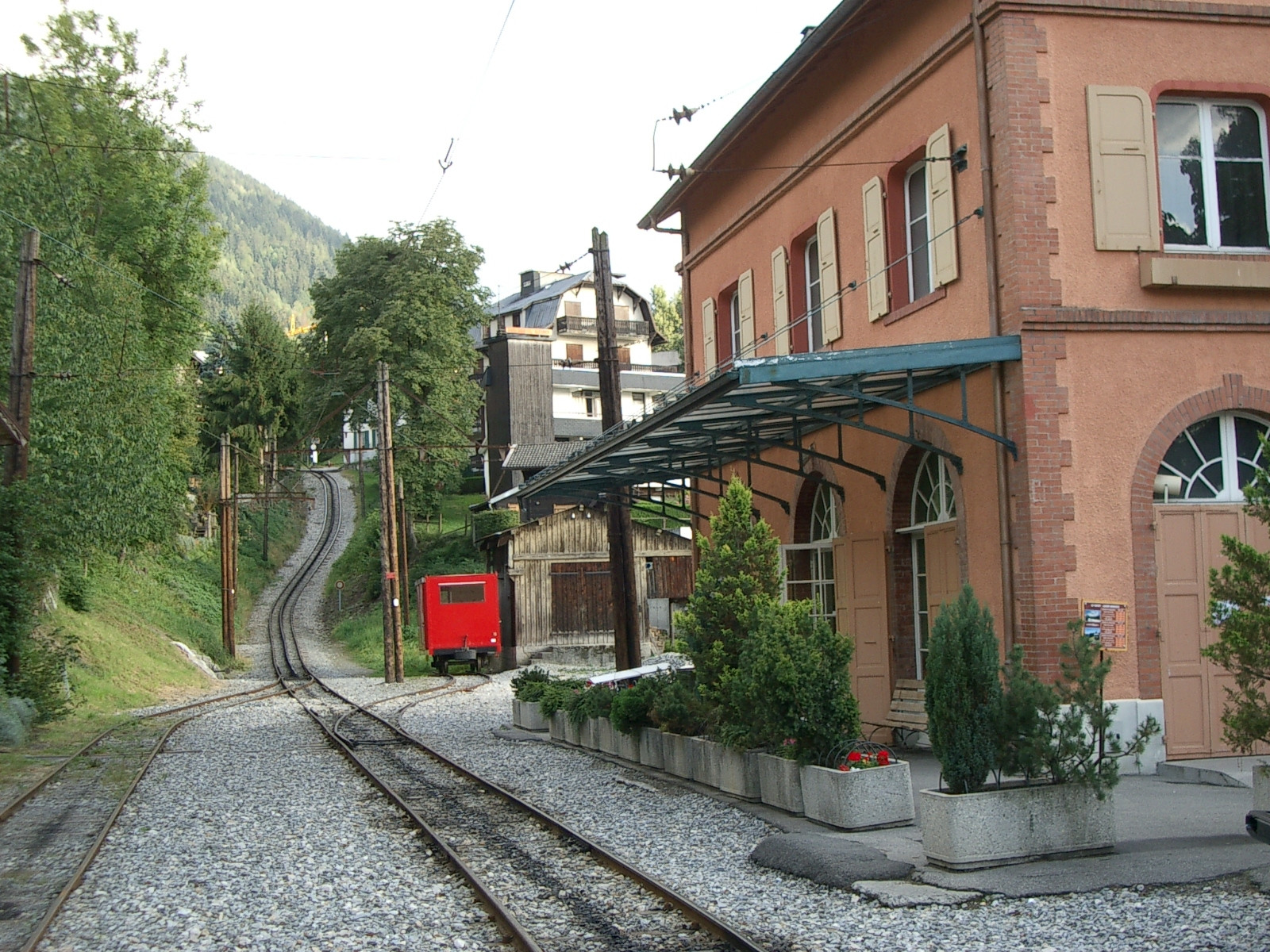 Вокзал в Сент-Жерве, Франция – фотографии Франции