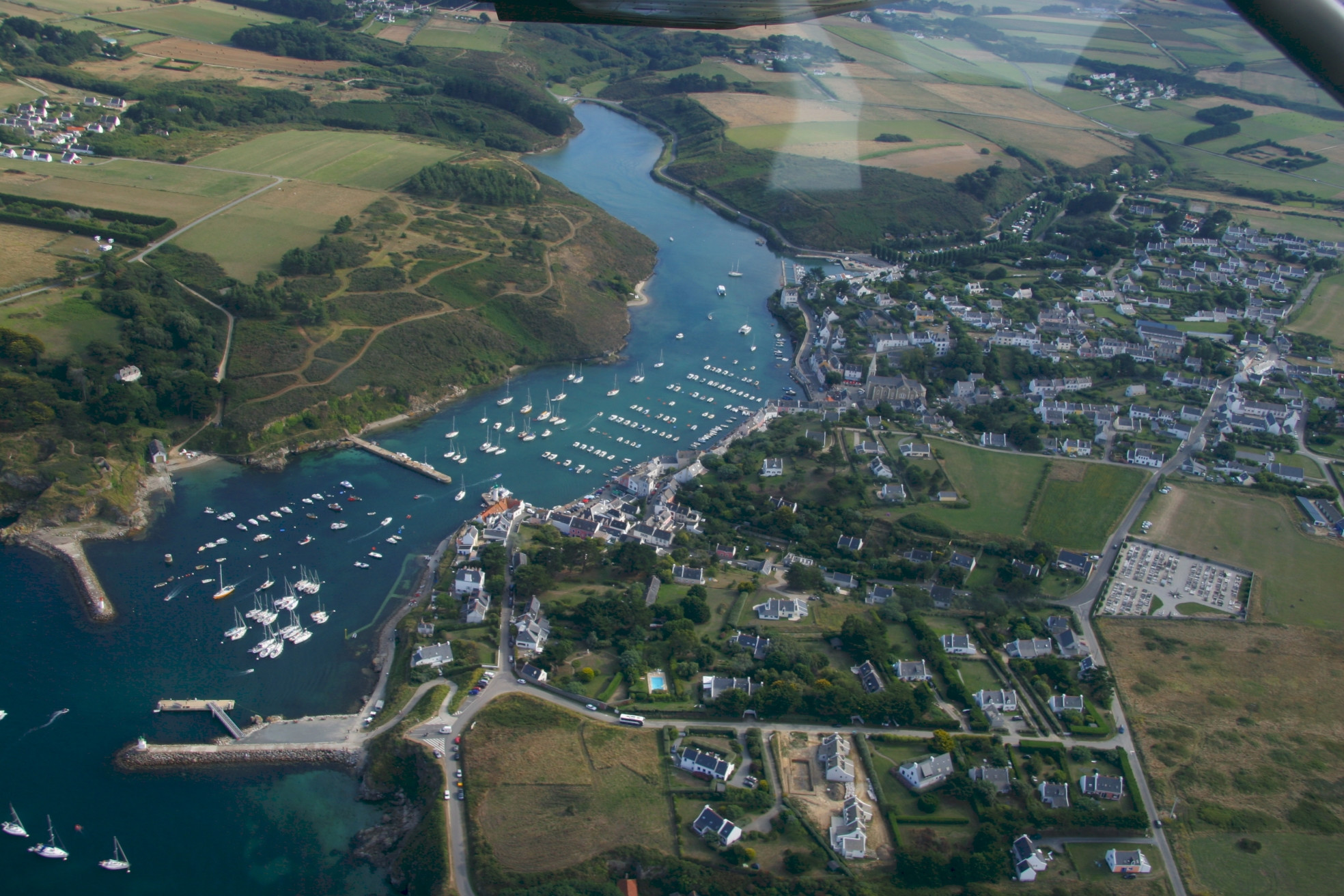 Панорамный вид в Созоне, Франция – фотографии Франции