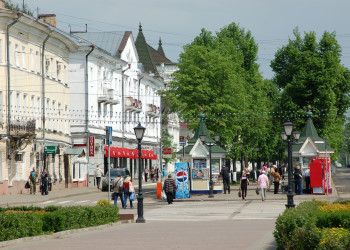 Улицы в Костроме. Фото 1 – фотографии России