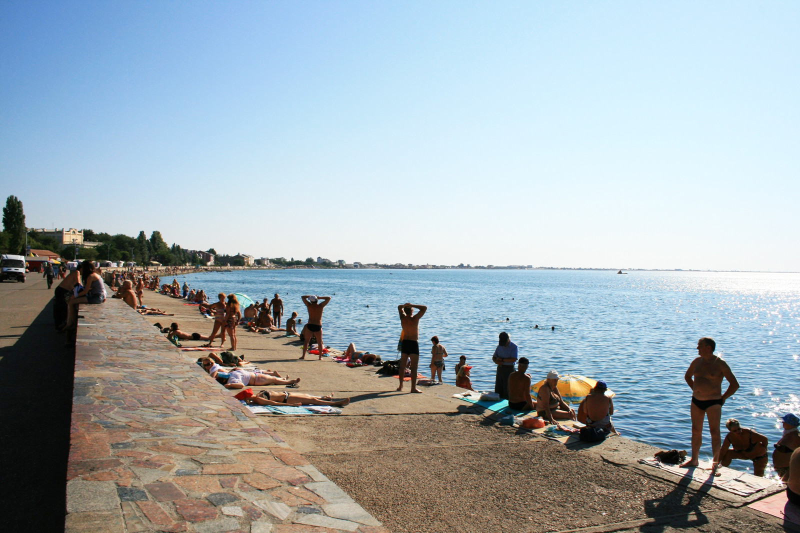 Пляж в Евпатории, Крым. Фото 2 – фотографии России