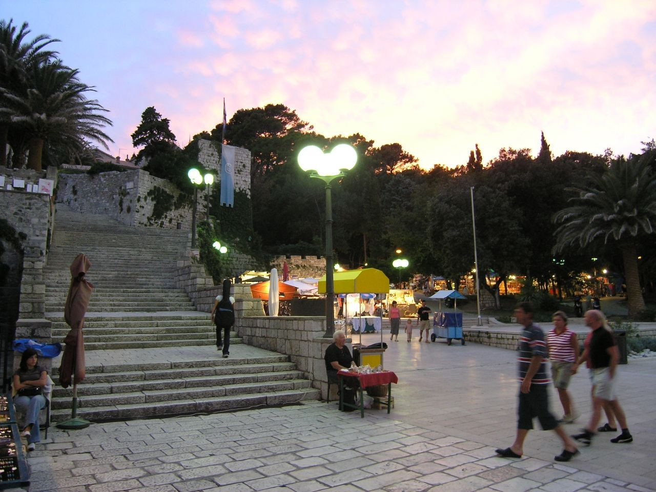 Площадь в Раб, Хорватия – фотографии Хорватии