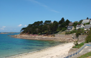 Пляж в Требердене, Франция – фотографии Франции