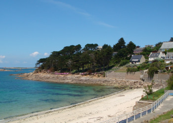 Пляж в Требердене, Франция – фотографии Франции