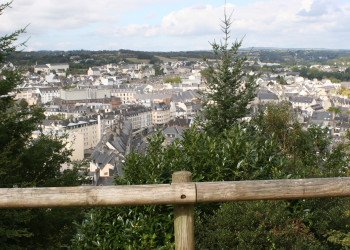 Панорамный вид в Кемпере, Франция – фотографии Франции