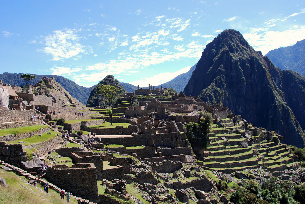 Панорама Machu Pikchu – фотографии Перу