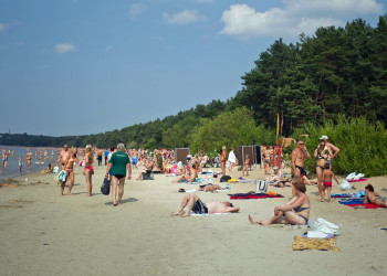 Пляж Пирита, Таллин, Эстония – фотографии Эстонии