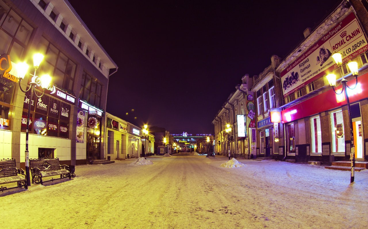 Улица Урицкого в Иркутске, Россия – фотографии России