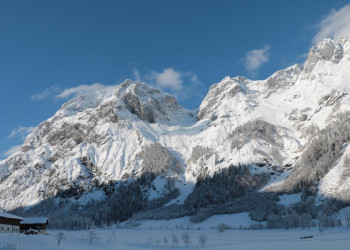 Горы в лучах солнца. Лунгётц. Австрия – фотографии Австрии