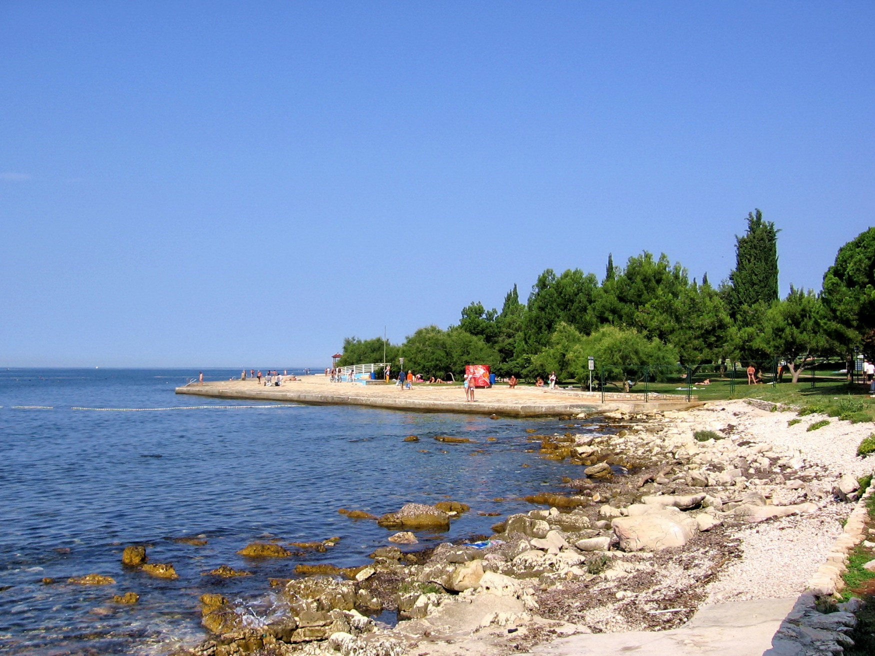 Пляж в Пореч, Хорватия. Фото 2 – фотографии Хорватии