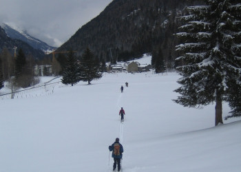 Лыжники в Валлорсине, Франция. Фото 2 – фотографии Франции