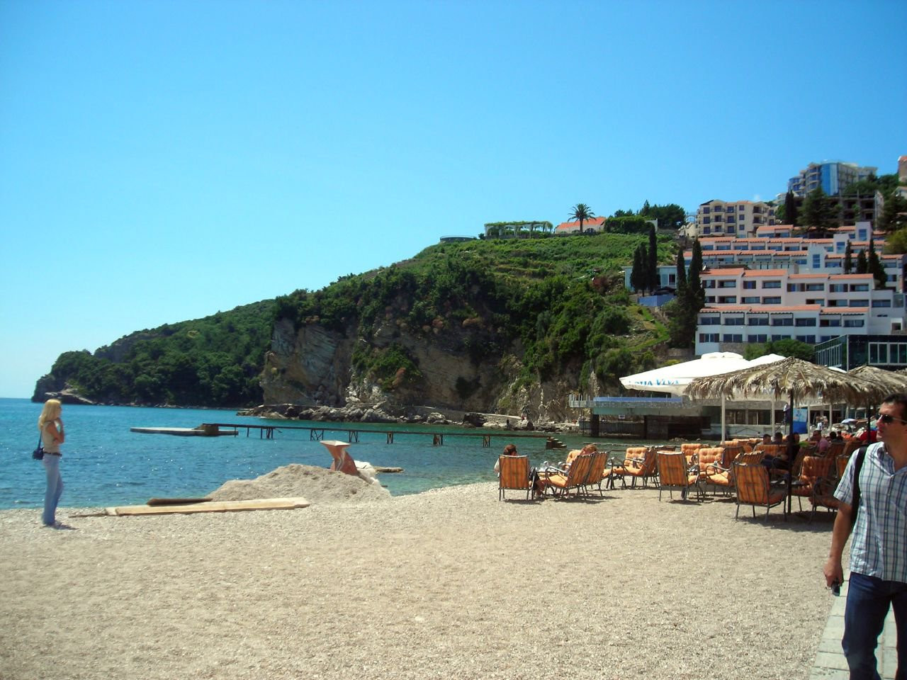 Пляж в Будва, Черногория. Фото 20 – фотографии Черногории