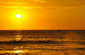 Закат в Сорритос – фотографии Перу